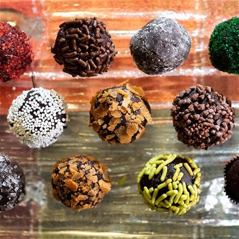 Chocolate Bourbon Balls Recipe GF