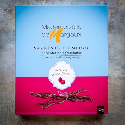 Dark Chocolate Twigs with Raspberry - Mademoiselle de Margaux