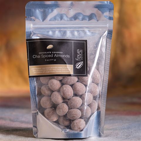 Feve Chocolate Chai Spiced Chocolate-Covered Almonds