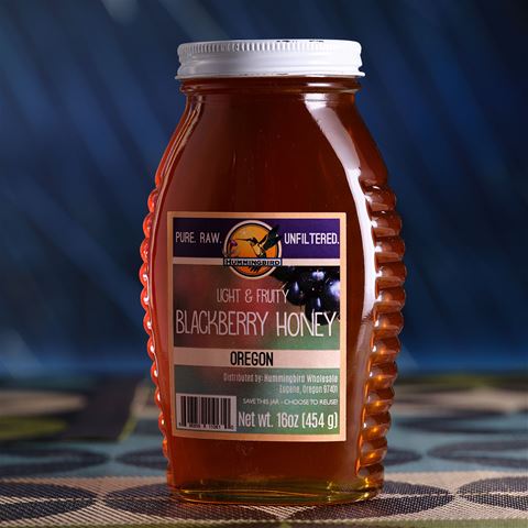Hummingbird Blackberry Raw Unfiltered Honey from Oregon