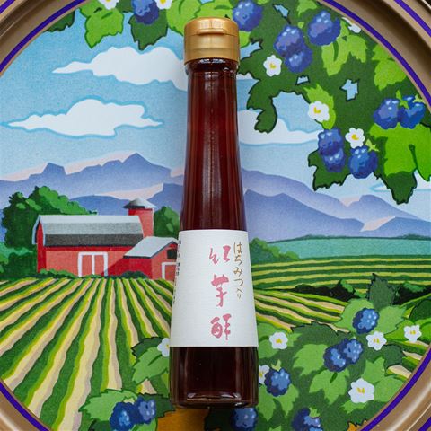 Iio Jozo Honey Sweetened Purple Sweet Potato Vinegar (Beniimosu) - 500 ml