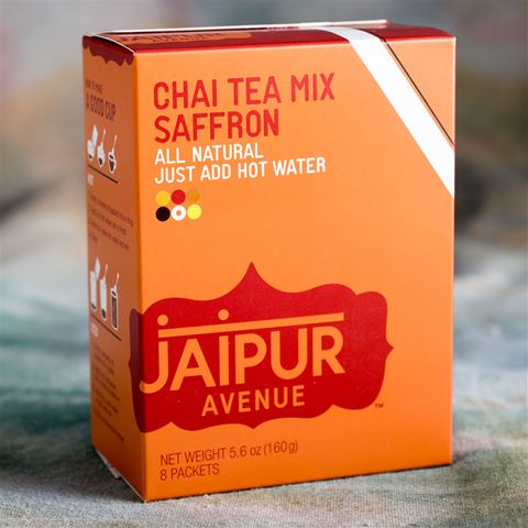 Jaipur Avenue Saffron Chai Tea Mix - 50 pack