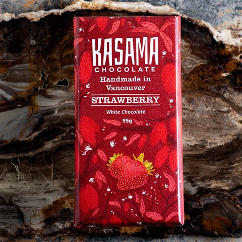 Kasama Strawberry White Chocolate Bar