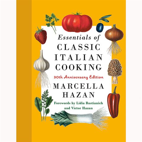 SIGNED BOOK ONLY: Marcella Hazan - Essentials of Classic Italian Cooking - 30th Anniversary Edition