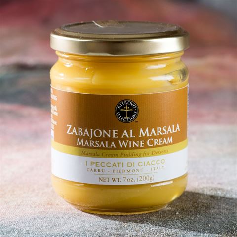 Marsala Wine Zabajone Cream Pudding