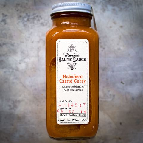 Marshalls Habanero Carrot Curry Haute Sauce