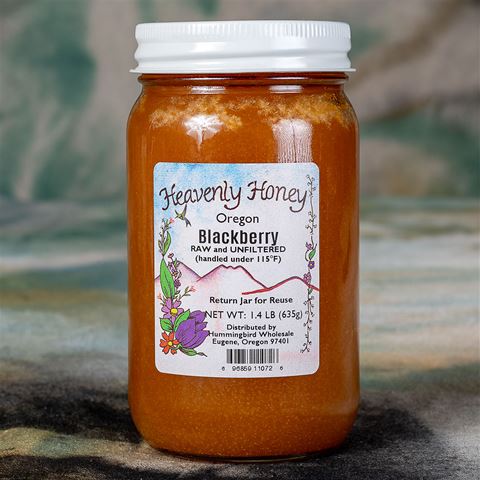 Raw Unfiltered Oregon Blackberry Honey