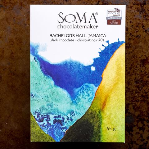 SOMA Bachelors Hall Jamaica 70-Percent Dark Chocolate Bar
