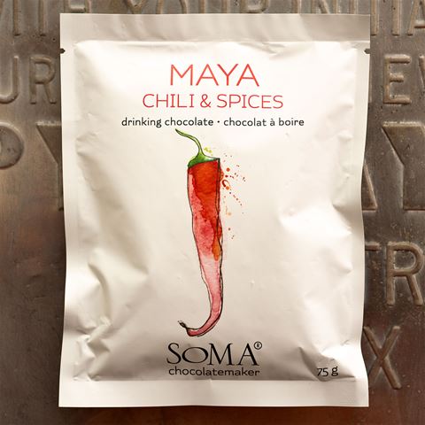 SOMA Maya Chili and Spice Dark Drinking Chocolate