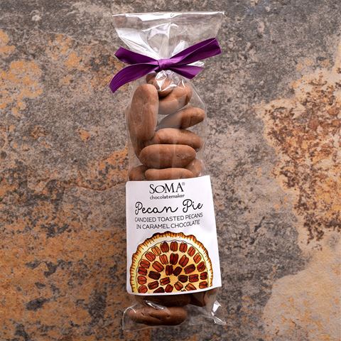 SOMA Toasted Pecans in Caramel Chocolate Tumbles