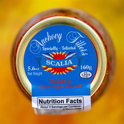 Scalia Anchovy Fillet in Olive Oil - Medium Jar