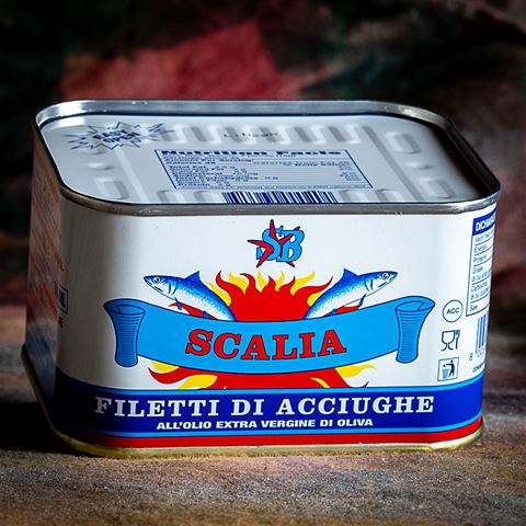 Scalia Anchovy Fillets in Olive Oil (Tin)