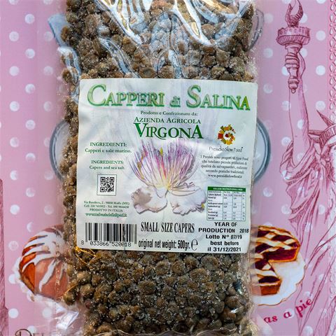 Small Sicilian Salted Capers - 500 gram bag