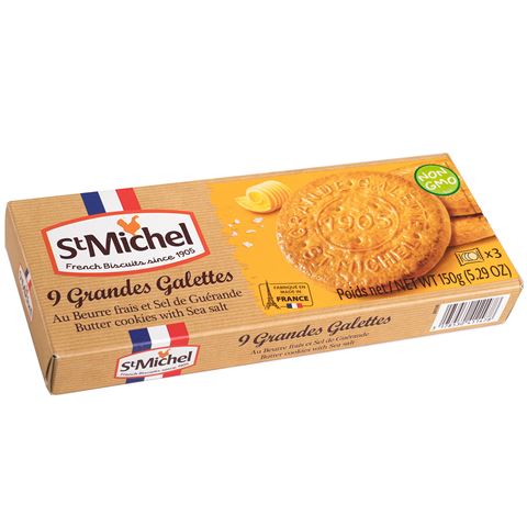 St Michel Butter Biscuits (Galettes) with Sea Salt