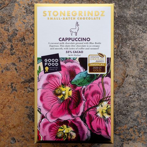 Stonegrindz Cappuccino 55-Percent Coconut Milk Chocolate Bar