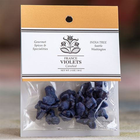 India Tree Candied Whole Violets