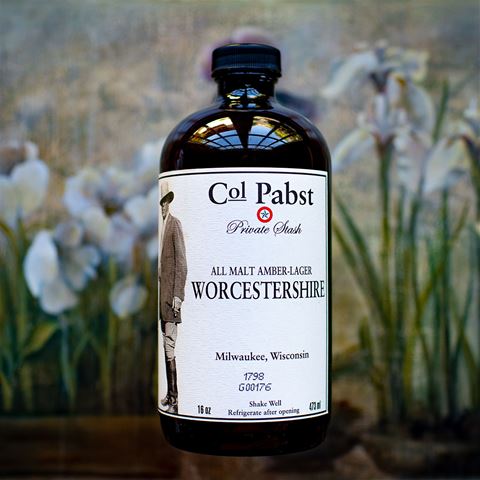 Col Pabst Malt Amber-Lager Worcestershire Sauce