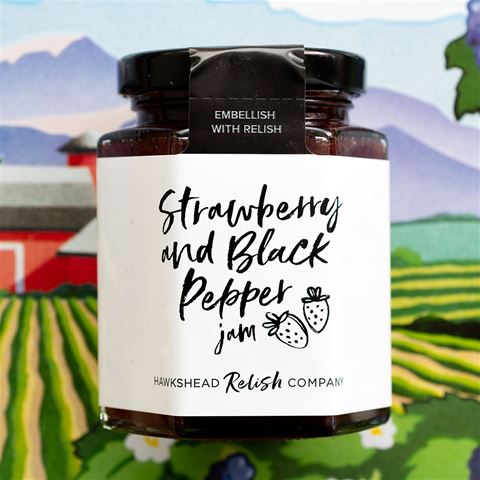 Hawkshead Strawberry and Black Pepper Jam
