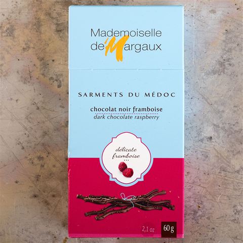 Dark Chocolate Twigs with Raspberry - small - Mademoiselle de Margaux