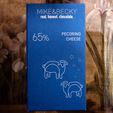 Mike & Becky Pecorino Cheese 65% Dark Organic Chocolate