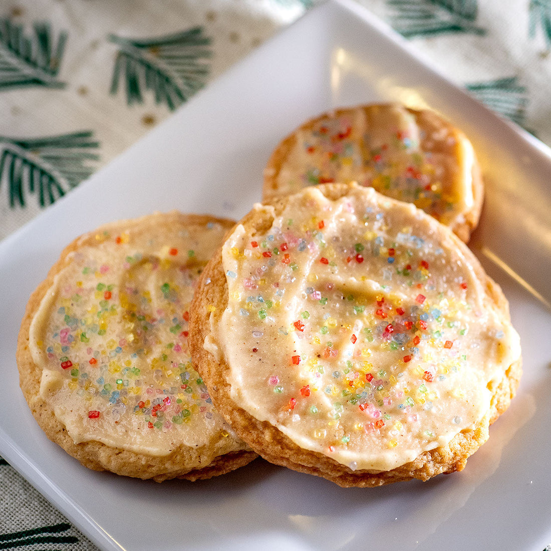 Eggnog and Nutmeg Cookies Recipe