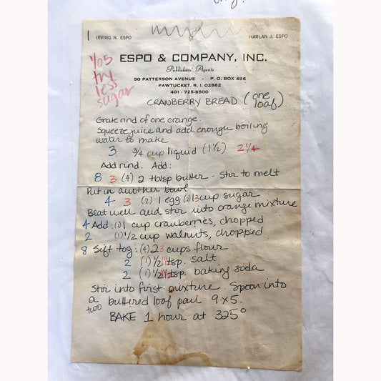 Holiday Cranberry Bread Recipe - Ann