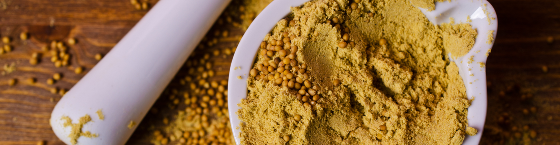 Mustard Powder and Mustard Seeds