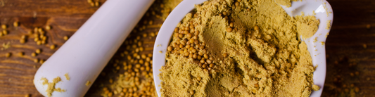 Mustard Powder and Mustard Seeds
