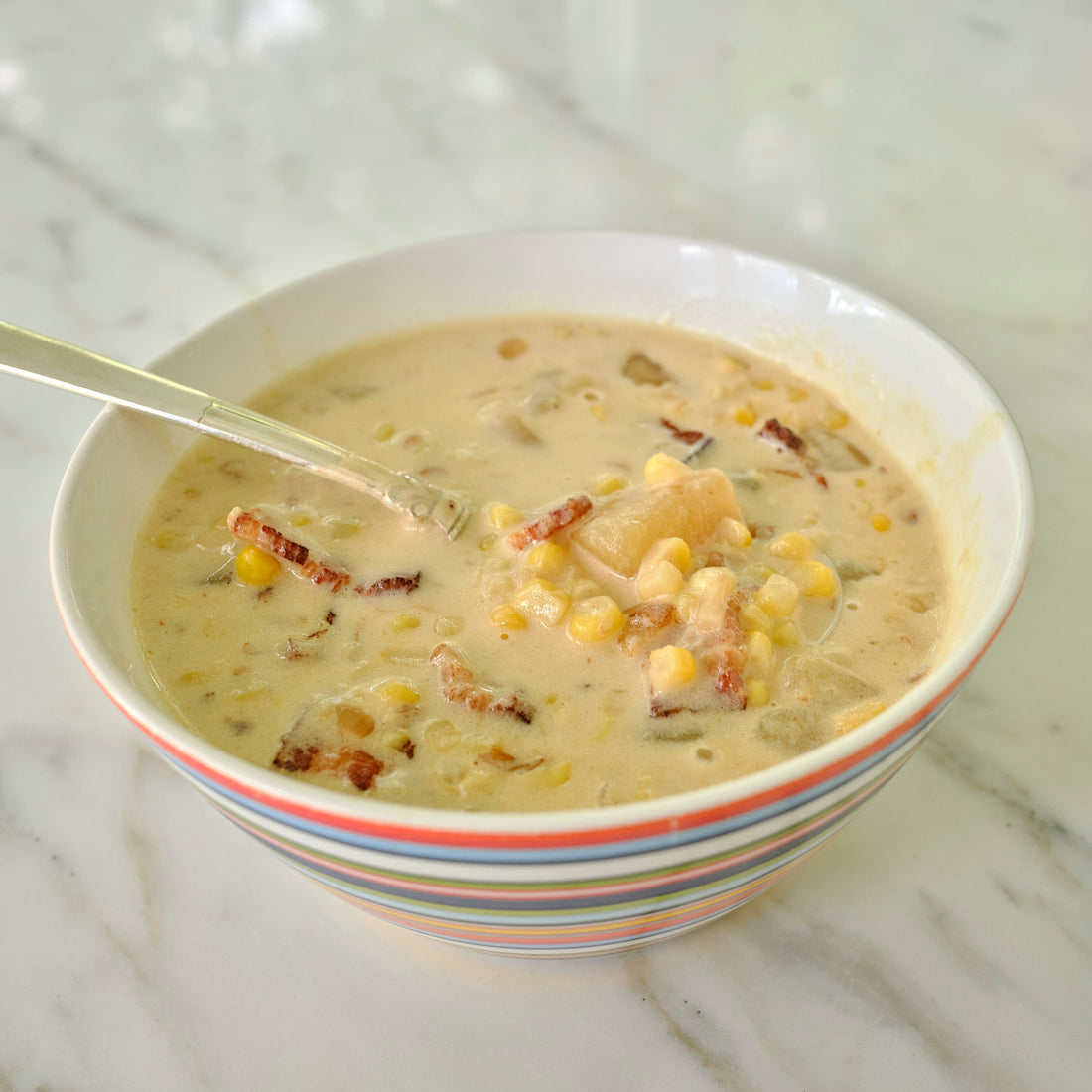 Corn Chowder Cheddar recipe