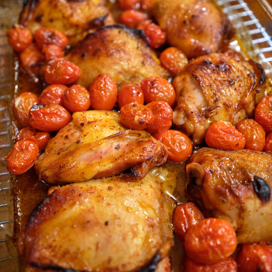 Chicken with Tomatoes and Olives Recipe
