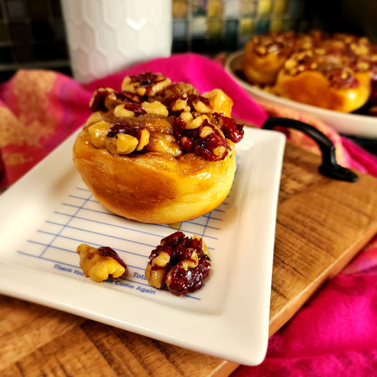 Red Walnut Sticky Buns Recipe
