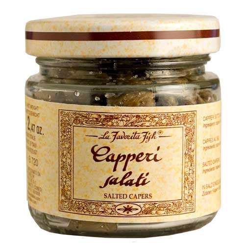 Large Pantescan Capers in Salt