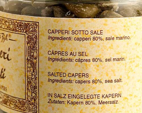 Large Pantescan Capers in Salt