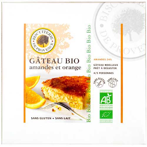 Biscuiterie de Provence Organic Orange Almond Cake - Gluten Free
