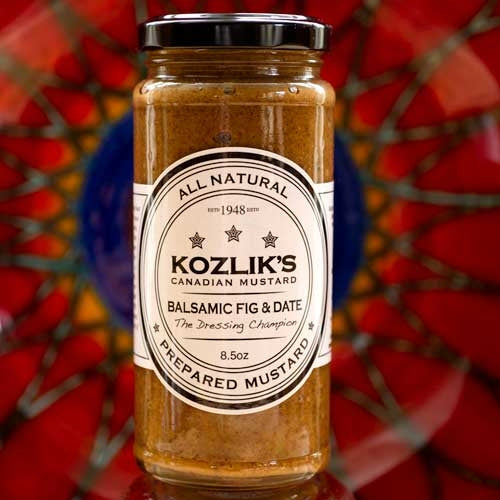Kozliks Canadian Balsamic Fig & Date Mustard
