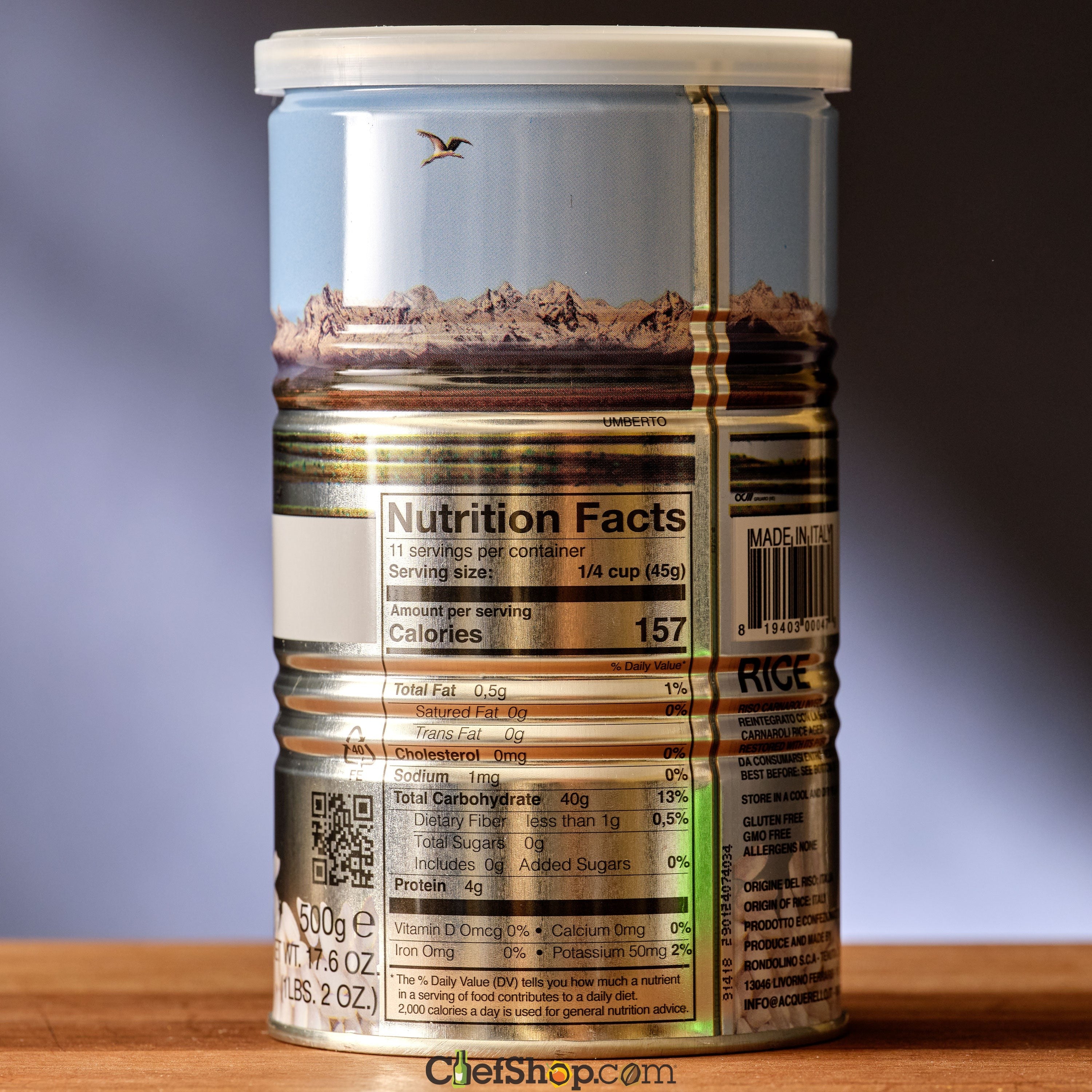 Acquarella Rice Acquerello Aged Carnaroli Rice - 1.1 pounds - from ChefShop.com ...