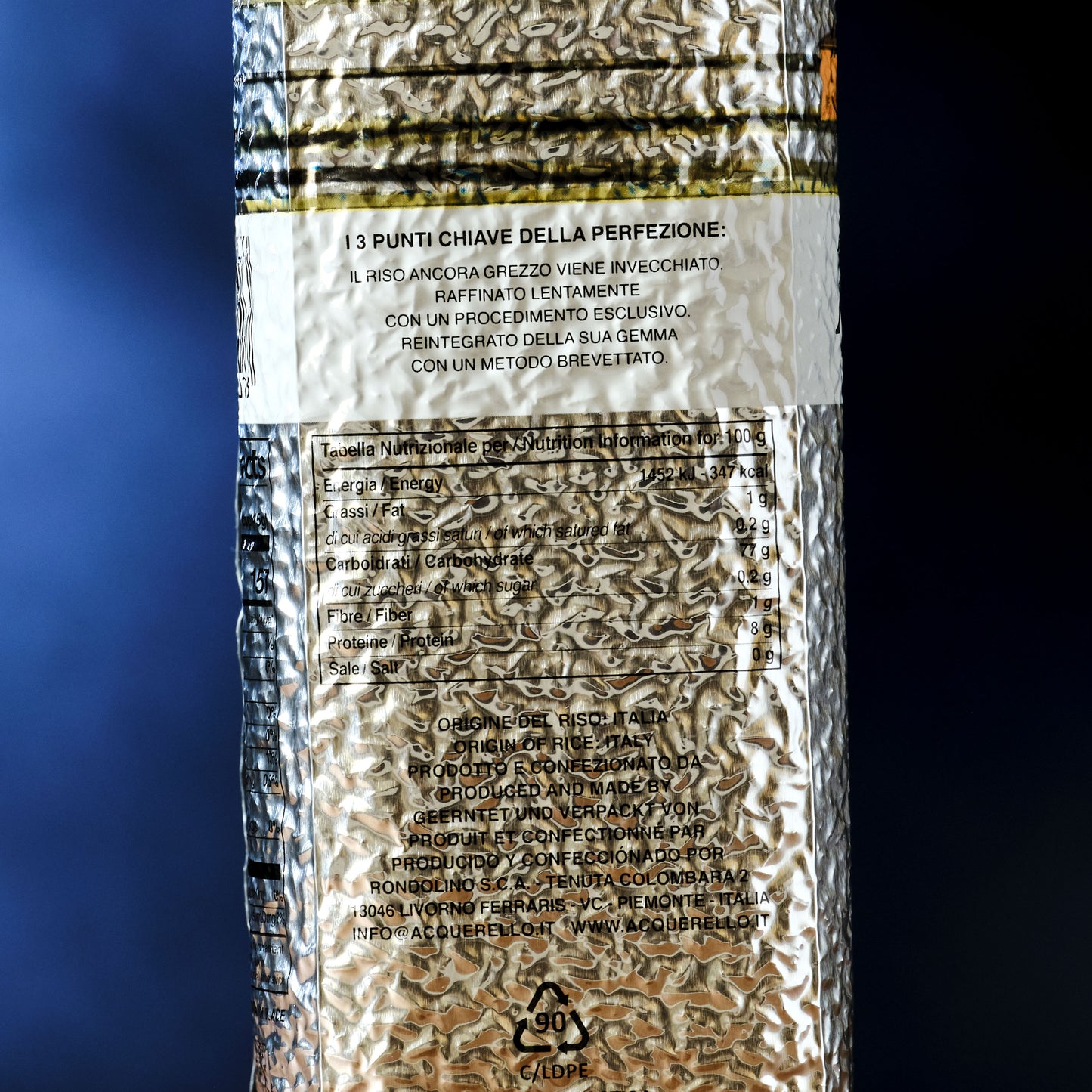Acquerello Aged Carnaroli Rice - 2.5 Kilo Bag