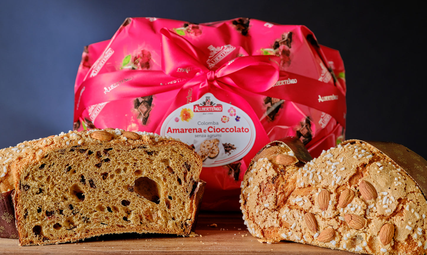 Albertengo Colomba Amarena e Cioccolato (senza agrumi)