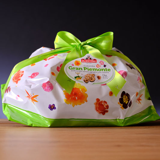 Albertengo Colomba Gran Piemonte al moscato senza agrumi con uvetta