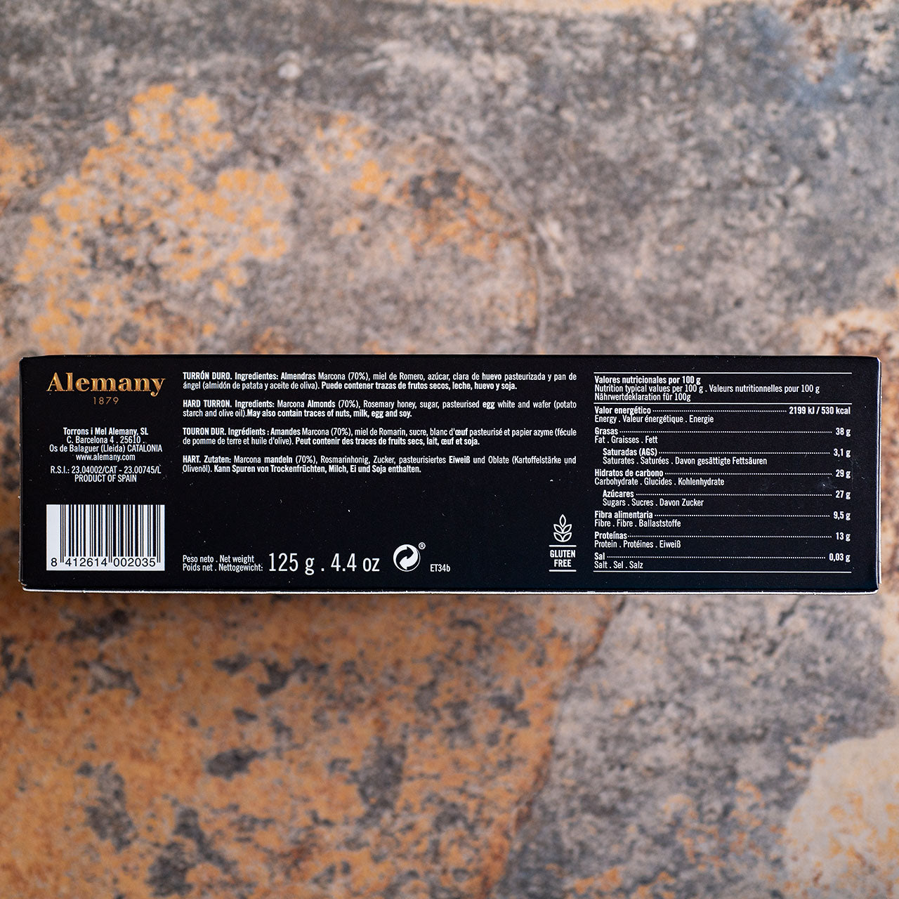 Alemany Spanish Hard Marcona Almond Turron