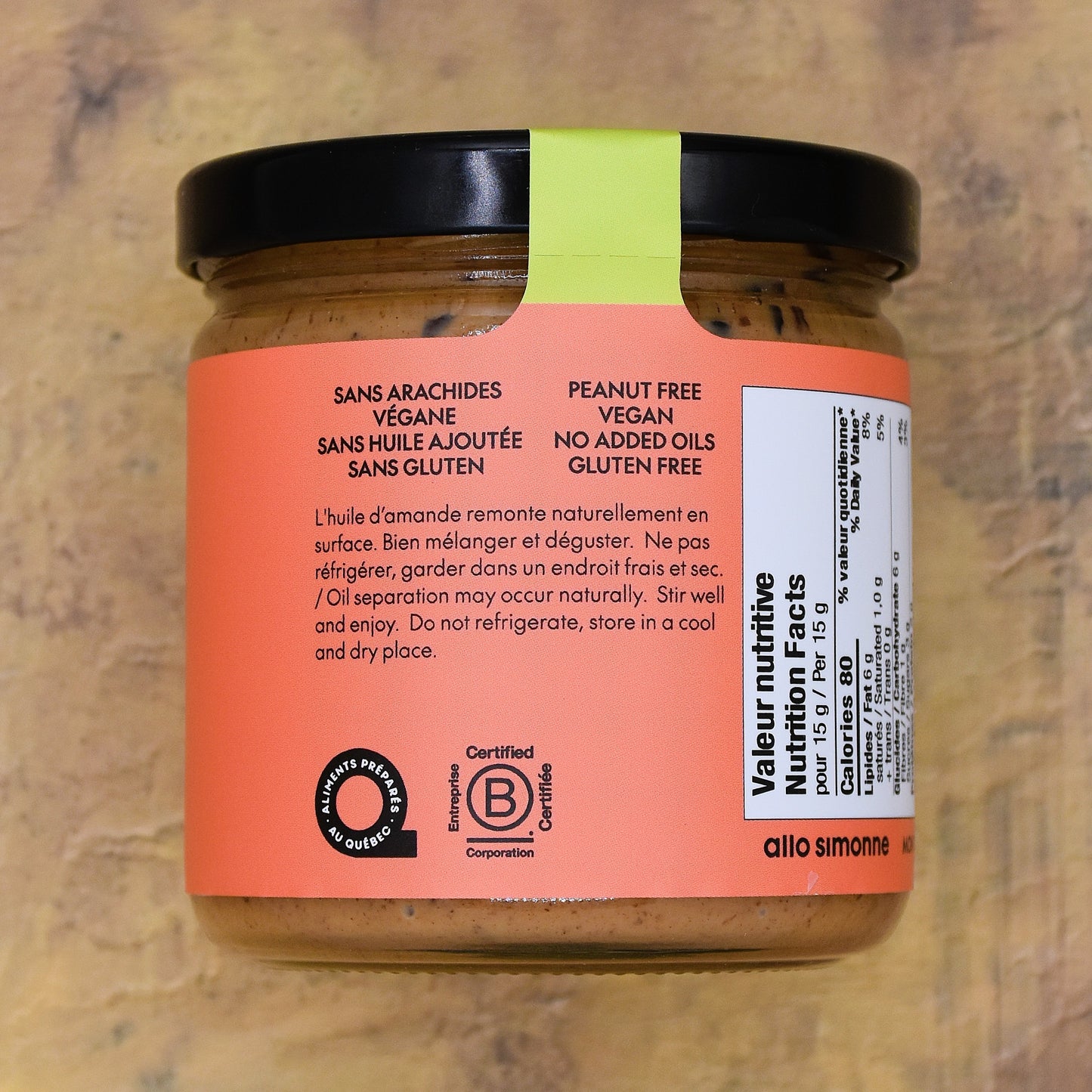 Allo Simonne Almond and Cardamom Spread