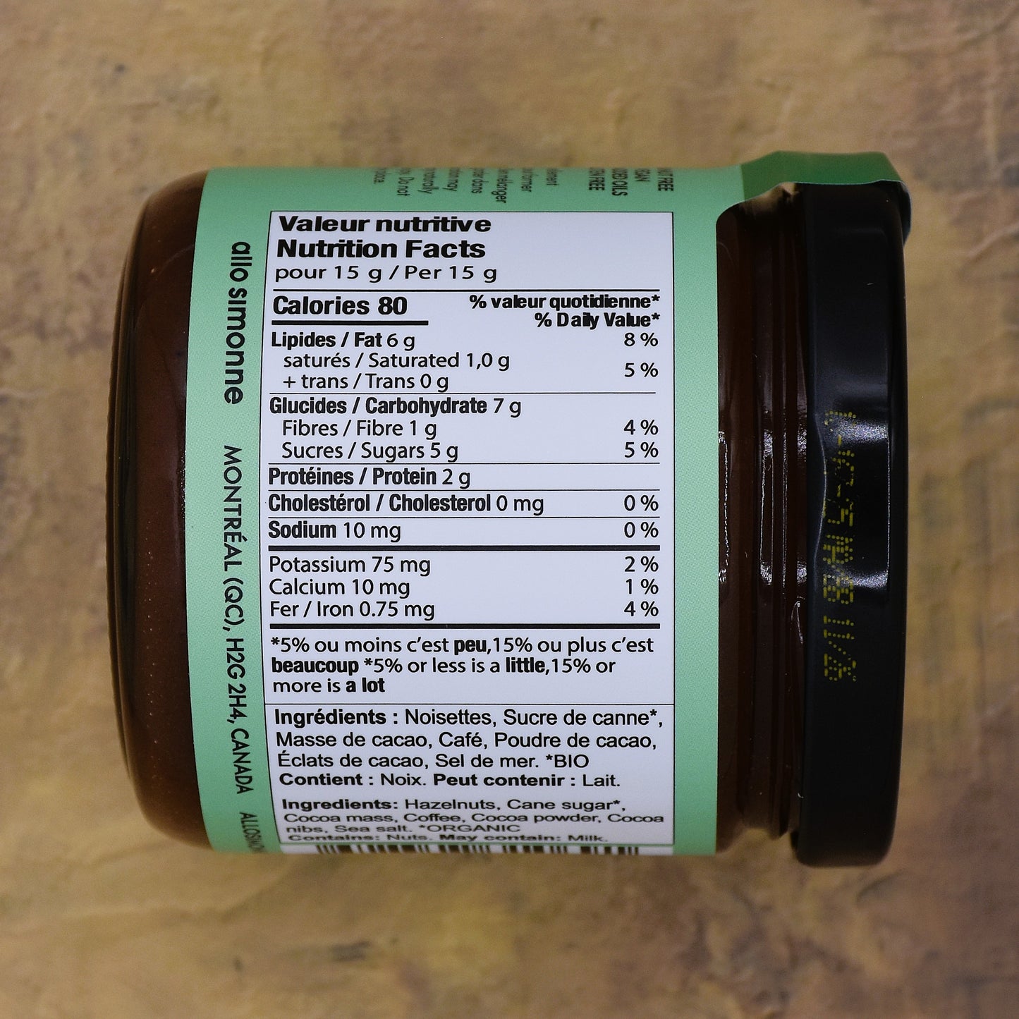 Allo Simonne Café Croquant Crunchy Coffee Spread