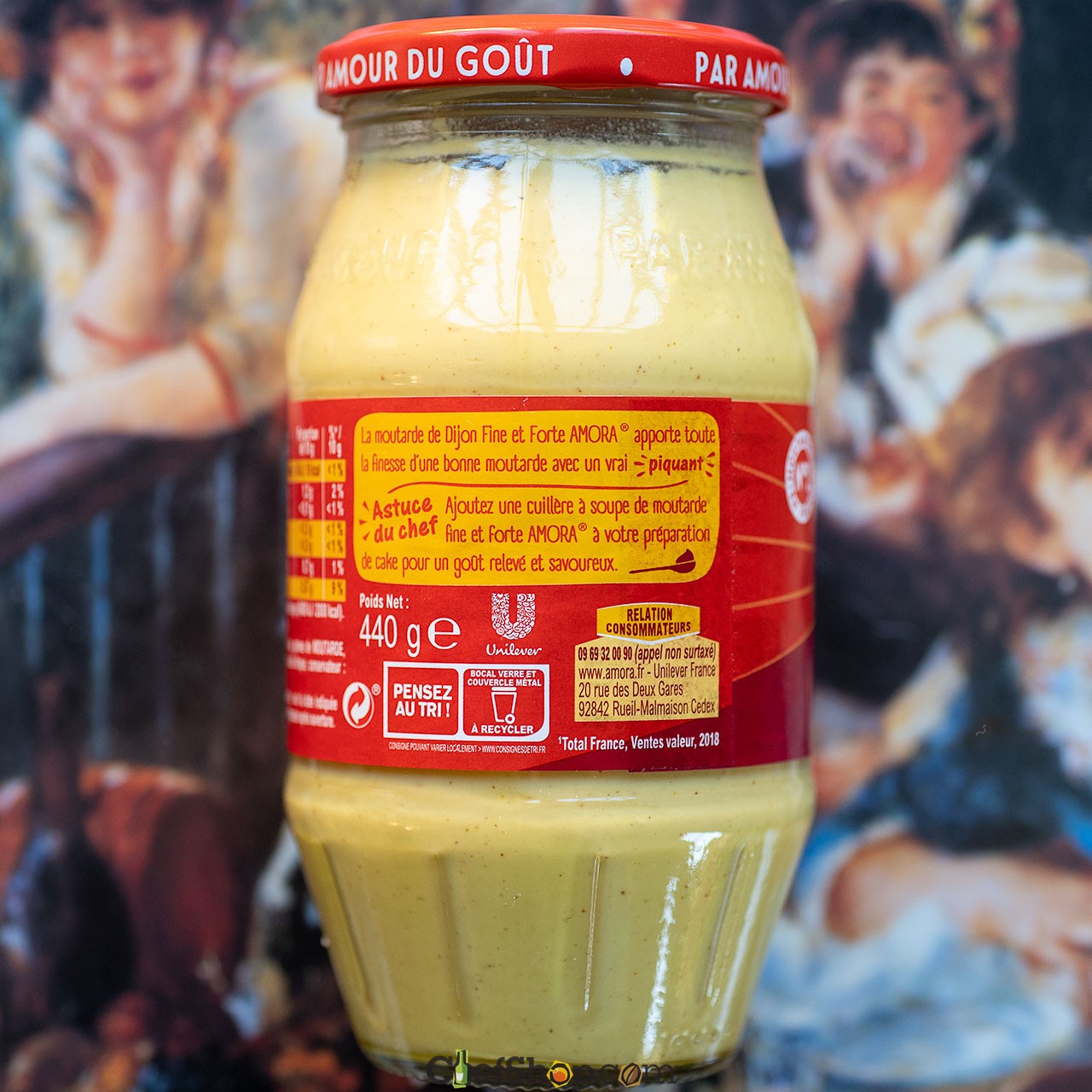 Amora French Traditional Mustard - 440g Jar | Chef Shop – ChefShop.Com