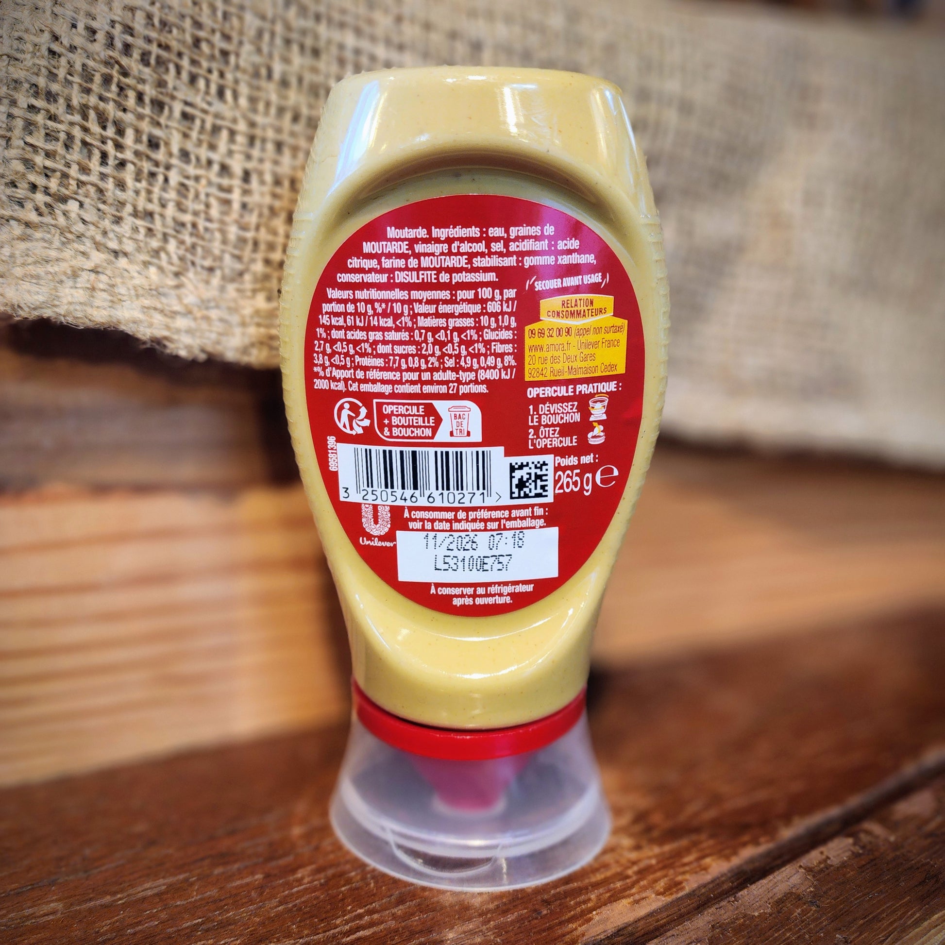 Amora Extra Strong Mustard Label