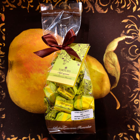 Antica Torroneria Piemontese Tartufo Agli Agrumi - White Chocolate with Citrus