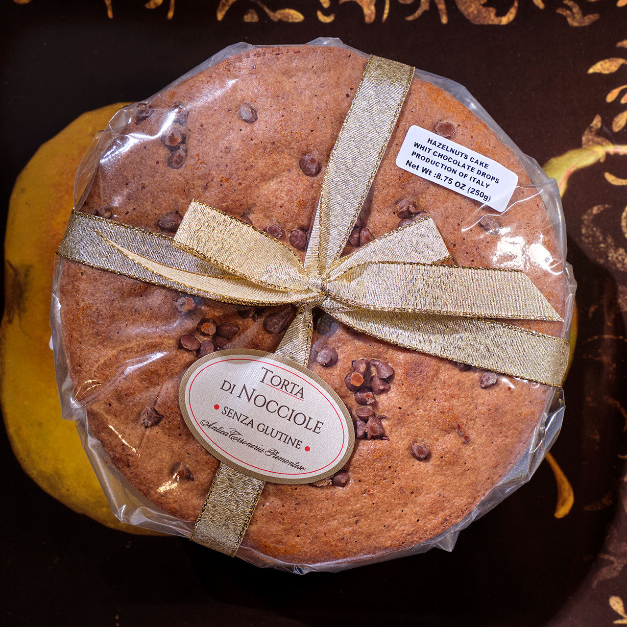 Antica Torroneria Piemontese Torta Di Nocciole - Hazelnut Cake with Chocolate Drops