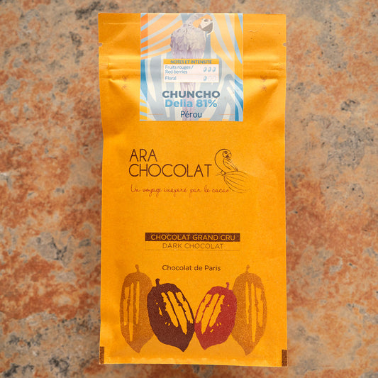 Ara Chocolat Chuncho Delia 81-Percent Peru Dark Bar