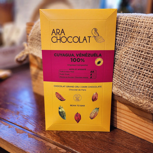 Ara Chocolat 100% Dark Chocolate Bar