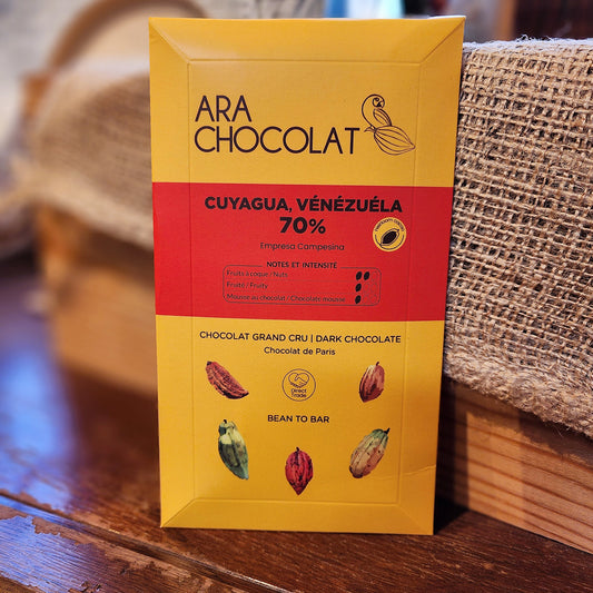 Ara Chocolat Cuyagua 70% Dark Chocolate Bar