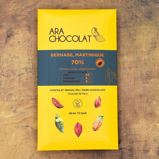 Ara Chocolat Bernabé Martinique 70% Dark Chocolate Bar